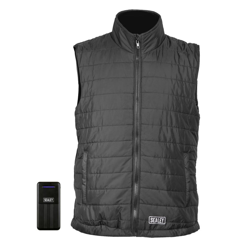 Sealey 5V Heated Puffy Gilet with Power Bank 10Ah - 44" to 52" Chest HG01KIT