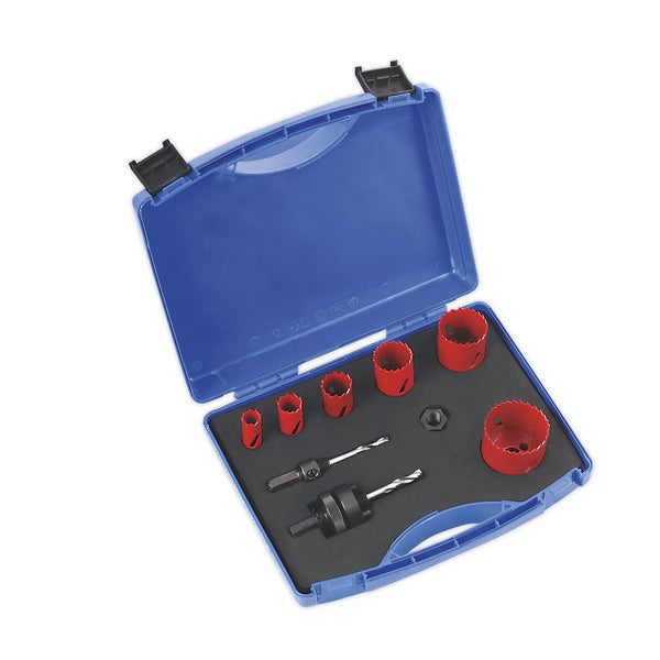 Sealey Hole Saw Kit Electrician's 9pc HKE9