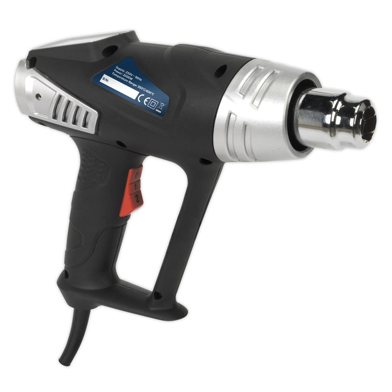 Sealey 2000W Heat Gun Kit 350�C/600�C HS103K