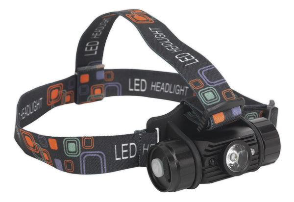 Sealey Rechargeable Head Torch with Auto-Sensor 5W SMD LED HT108LED