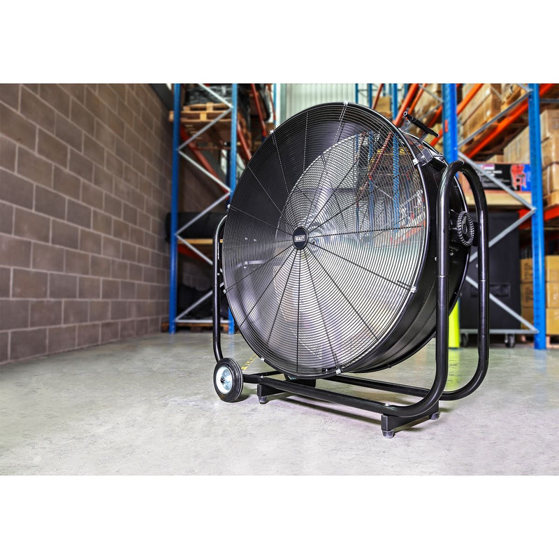 Sealey HVD42B Industrial High Velocity Drum Fan 42" Belt Drive 230V