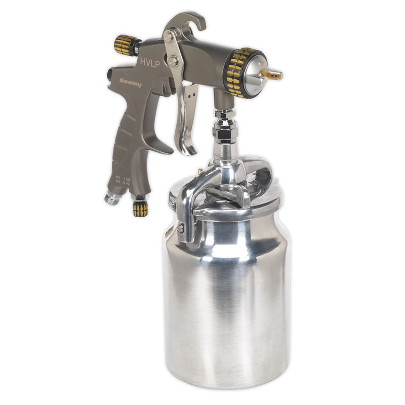 Sealey HVLP02 HVLP Suction Feed Spray Gun 1.7mm Set-Up