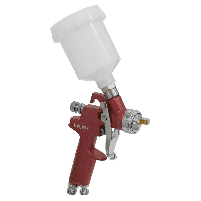 Sealey Workshop Series HVLP Gravity Feed Touch-Up Spray Gun 0.8mm Set-Up HVLP731