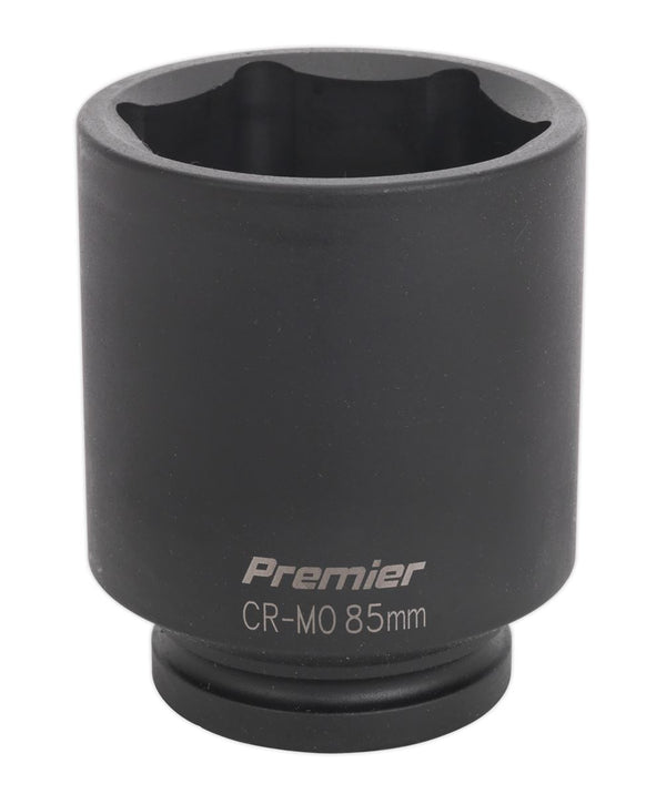 Sealey Premier Deep Impact Socket 1"Sq Drive 85mm IS185D