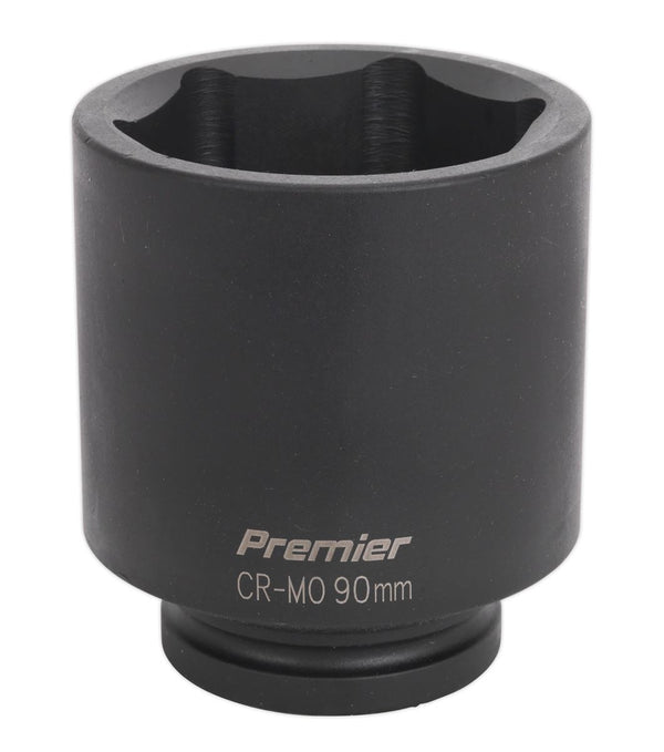 Sealey Premier Deep Impact Socket 1"Sq Drive 90mm IS190D