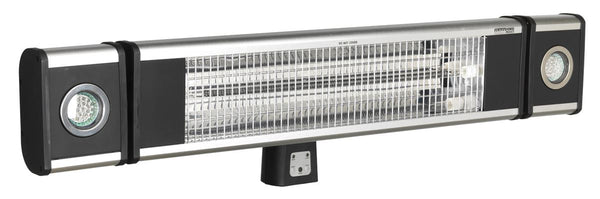 Sealey IWMH1809LR High Efficiency Carbon Fibre Infrared Wall Heater 1800W/230V with LED Lights