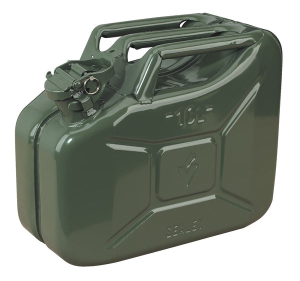 Sealey Jerry Can 10L - Green JC10G