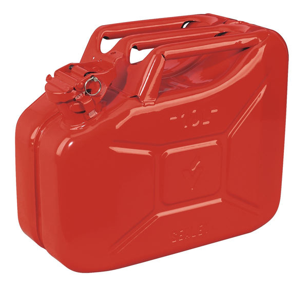 Sealey Jerry Can 10L - Red JC10