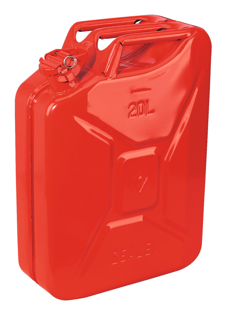 Sealey Jerry Can 20L - Red JC20