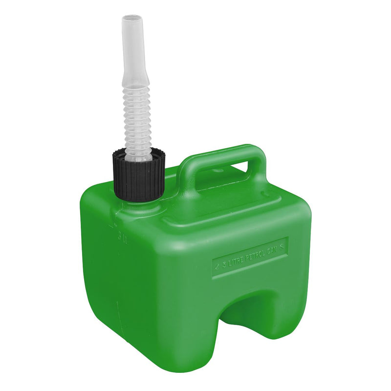 Sealey Stackable Fuel Can 3L - Green JC3G