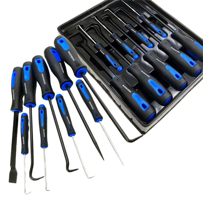 9PC Scraper Hook & Pick Tool Set O Ring Seal Removal Set Mini Hook Pick