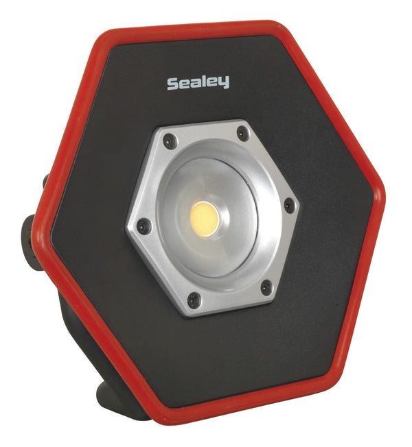 Sealey LED057 Rechargeable Floodlight 20W COB LED Lithium-ion Colour Matching CRI-95