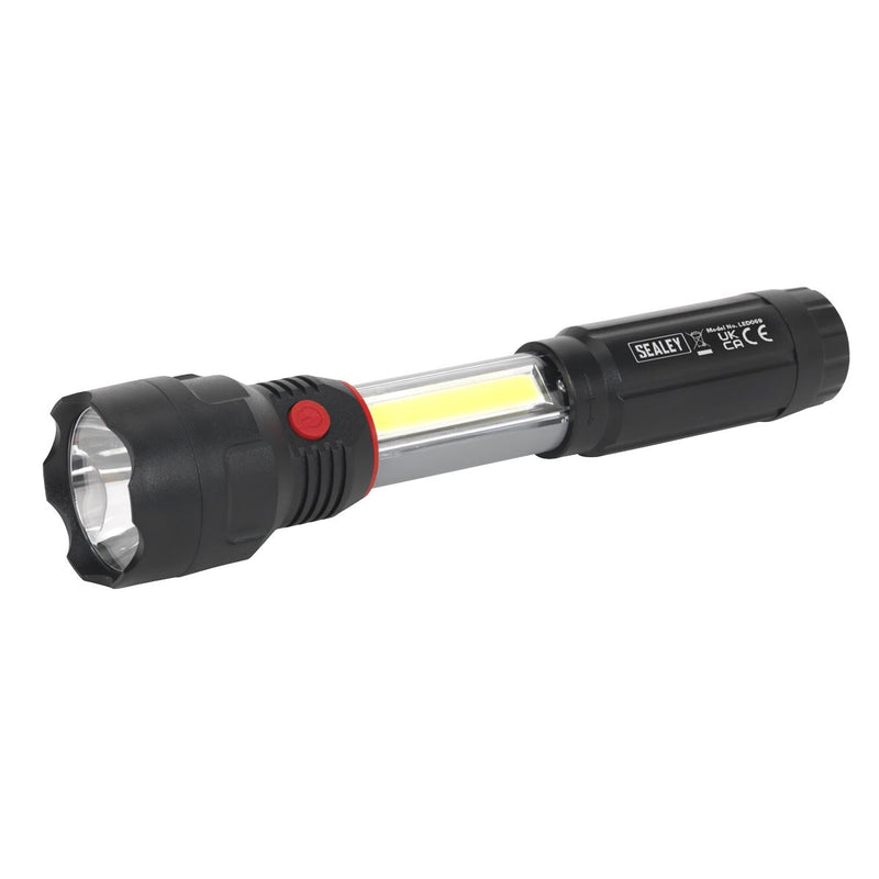 Sealey Torch/Inspection Light 3W COB & 3W LED LED069