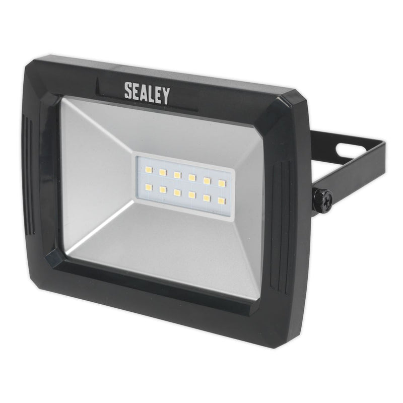 Sealey LED080 Floodlight with Wall Bracket 10W SMD LED 230V