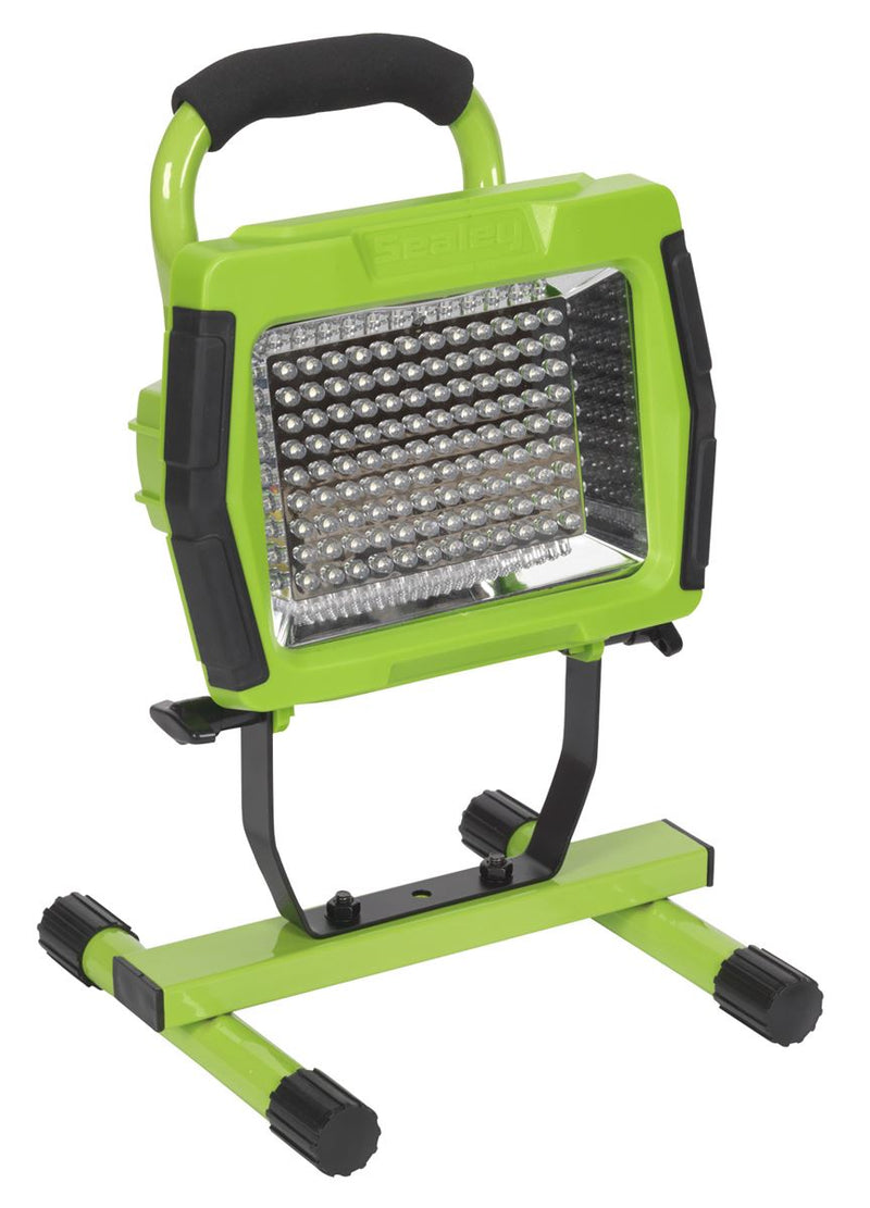 Sealey LED108C Floodlight Portable Rechargeable 108 LED Lithium-ion - Green