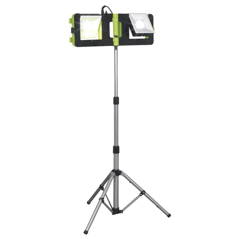 Sealey Floodlight 60W COB Folding Case & Stand LED192TCOMBO1