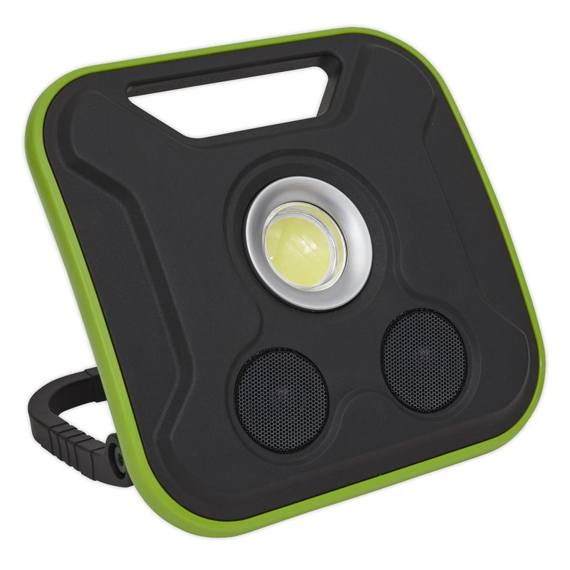 Sealey LED200WS Floodlight/Power Bank with Wireless Speakers 20W COB Rechargeable