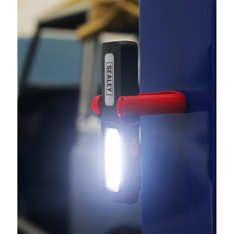 Sealey Rechargeable Inspection Light with Power Bank 5W COB & 3W SMD LED - Red LED318R