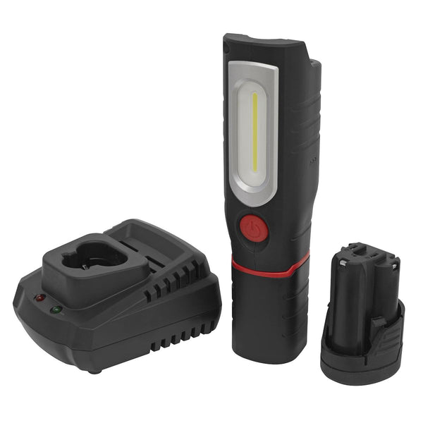 Sealey SV12 Series 8W COB LED Inspection Light with Battery & Charger Combo 12V LED36012VCOMBO1