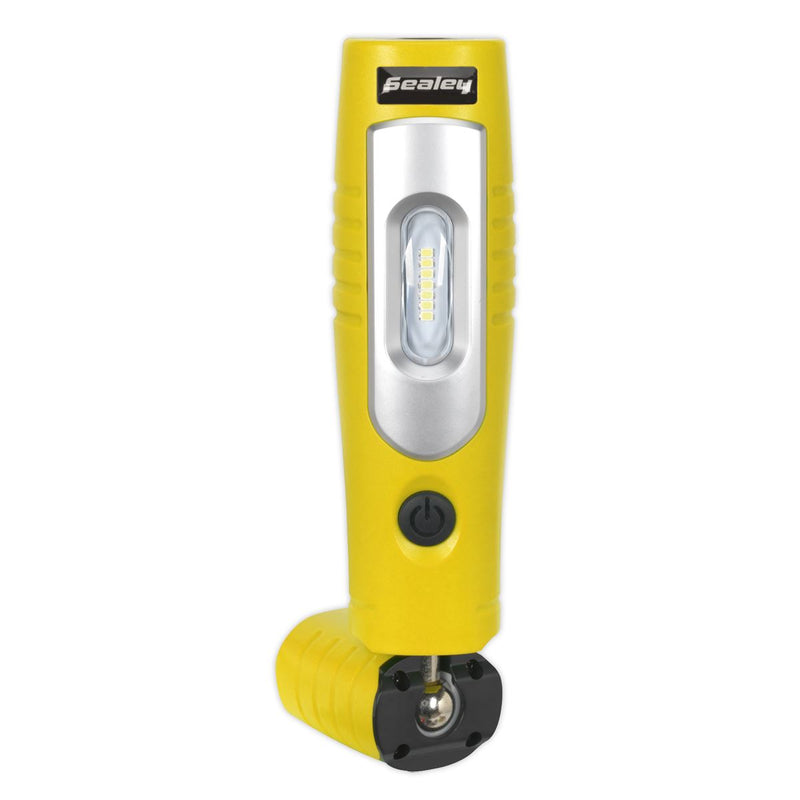 Sealey Rechargeable 360� Inspection Light 4W & 3W SMD LED - Yellow LED3602Y