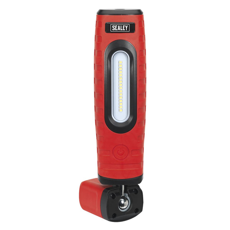 Sealey Rechargeable 360� Inspection Light 10W & 3W SMD LED - Red LED360PLUSR