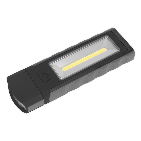 Sealey Magnetic Pocket Light 3W + 0.5W COB LED - Grey LED4101GR