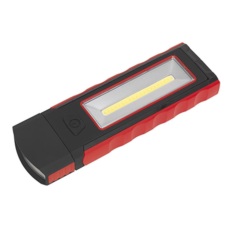 Sealey Magnetic Pocket Light 3W + 0.5W COB LED - Red LED4101RD