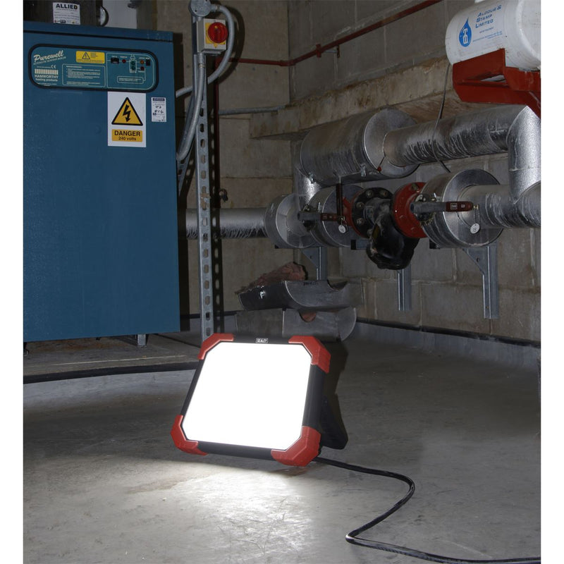 Sealey Site Light with 2 x 13A Sockets 48W SMD LED 230V LED48230