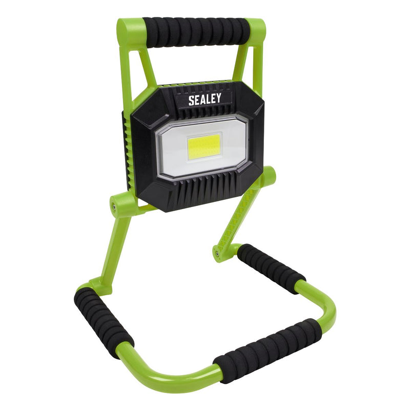 Sealey Rechargeable Portable Fold Flat Floodlight 20W COB LED LEDFL20W