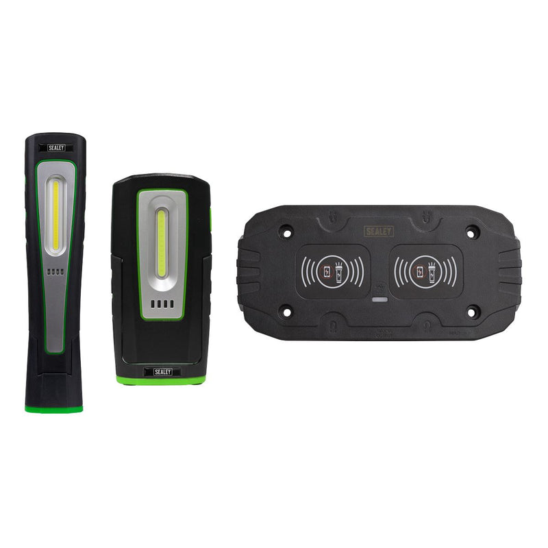 Sealey Inspection Light 5W, Inspection Light 3W & Double Wireless Charging Base LEDWCOMBO4