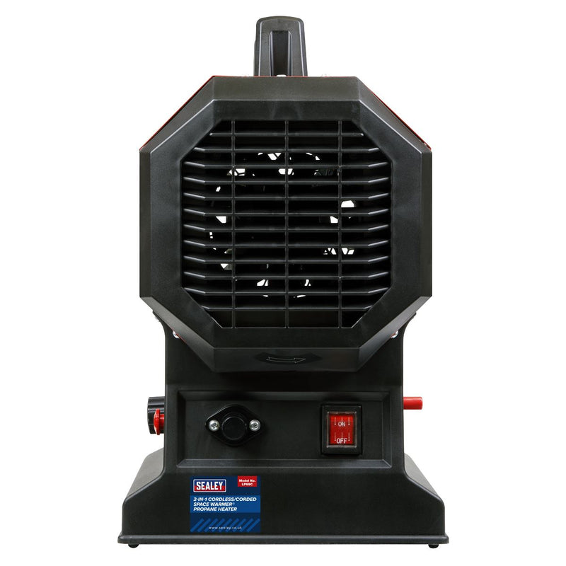 Sealey Space Warmer&reg; Cordless Option Propane Heater 30,000-68,000Btu/hr (9-20kW) 230V LP69C