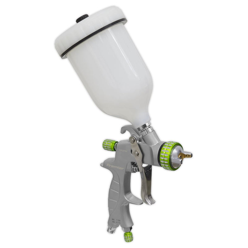 Sealey Premier Professional LVLP Gravity Feed Spray Gun 1.4mm Set-Up LVLP01