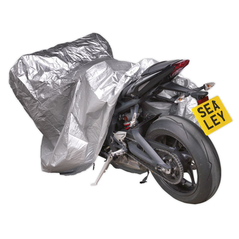 Sealey Motorcycle Cover 2460 x 1050 x 1370mm - Large MCL