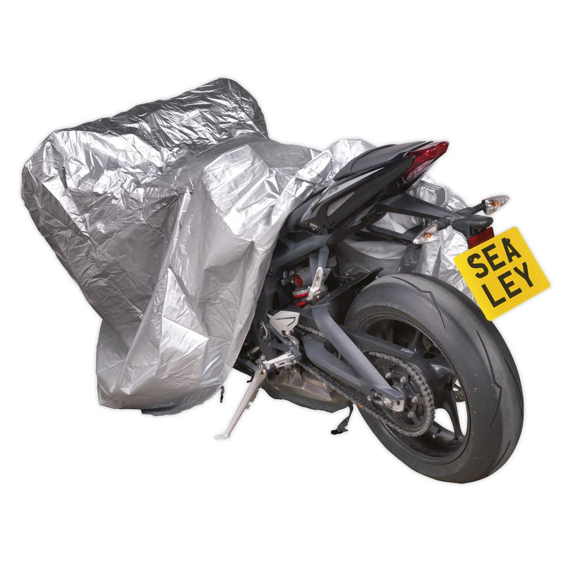 Sealey Motorcycle Cover 2320 x 1000 x 1350mm - Medium MCM