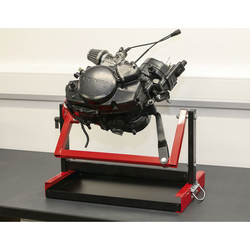 Sealey Motorcycle Engine Stand, Single/Twin Cylinder 30kg Capacity MES01