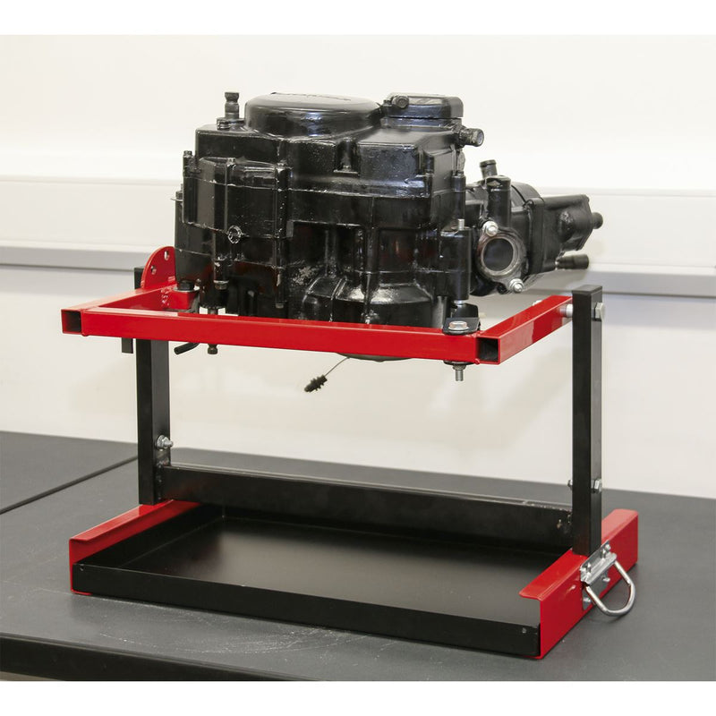 Sealey Motorcycle Engine Stand, Single/Twin Cylinder 30kg Capacity MES01