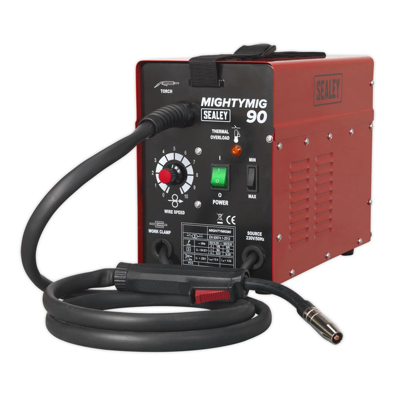 Sealey MIGHTYMIG90 No-Gas MIG Welder 90A 230V