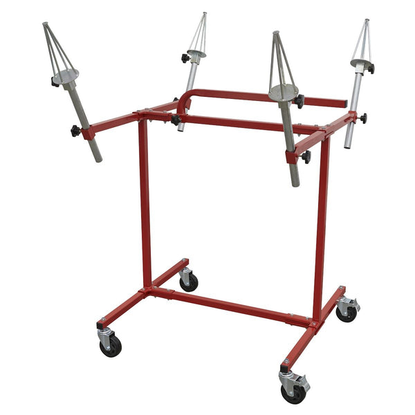 Sealey Alloy Wheel Painting/Repair Stand 4 Wheel Capacity MK71