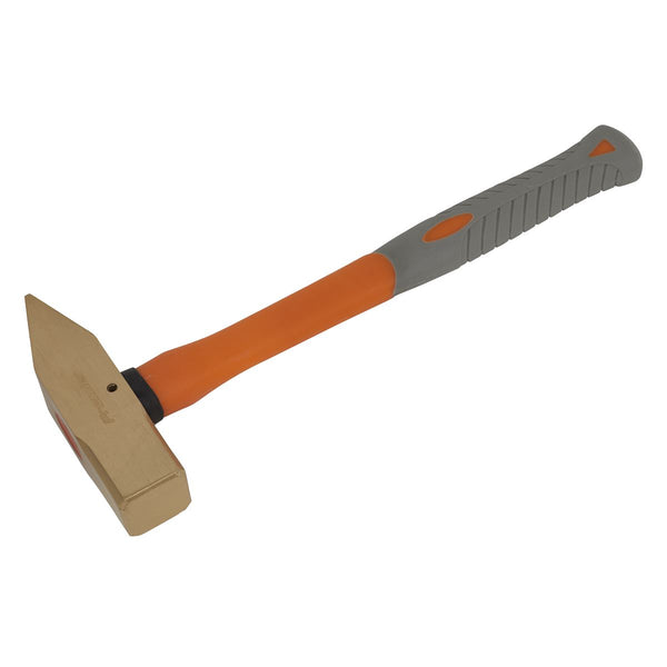 Sealey Premier Non-Sparking Cross Pein Engineer's Hammer 2.2lb NS079