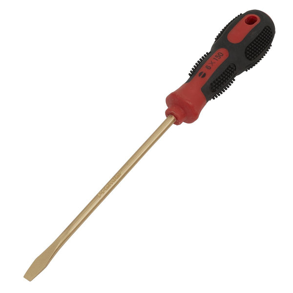 Sealey Screwdriver Slotted 6 x 150mm - Non-Sparking NS094