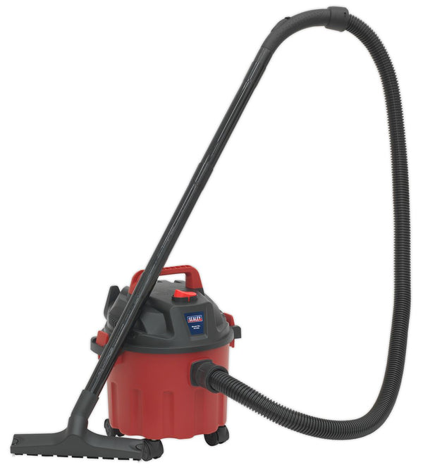 Sealey PC102 Vacuum Cleaner Wet & Dry 10L 1000W/230V