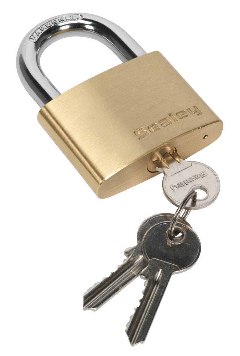 Sealey PL103 Brass Body Padlock 60mm