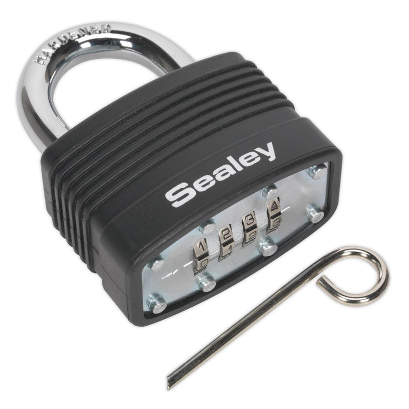 Sealey PL302C Steel Body Combination Padlock 46mm