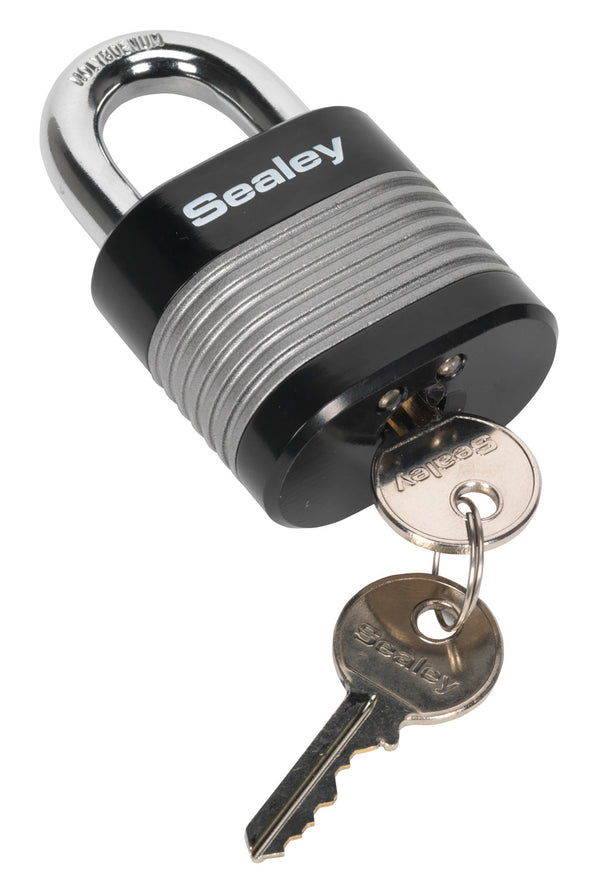 Sealey PL402 Zinc Coated Steel Body Padlock 50mm