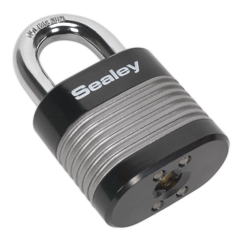 Sealey PL402 Zinc Coated Steel Body Padlock 50mm