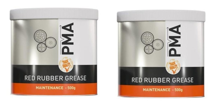 PMA RED RUBBER GREASE X2 500G TUB Brake Caliper Pistons & Hydraulic Systems