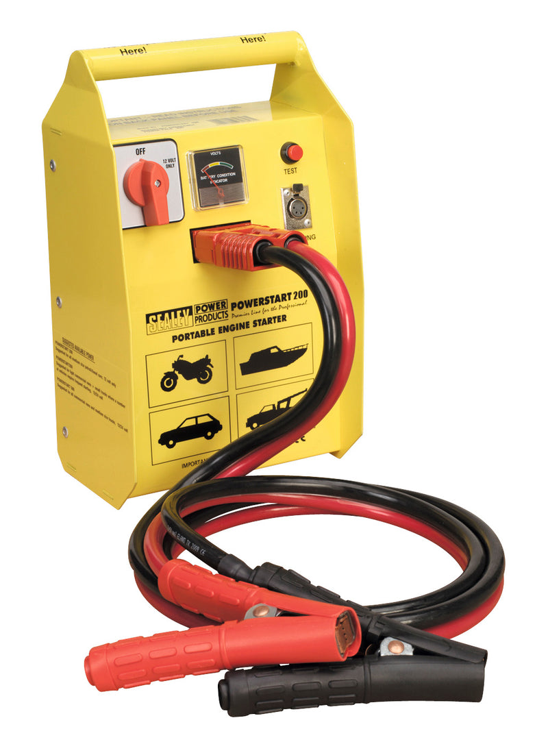 Sealey POWERSTART200 PowerStart Emergency Jump Starter 200hp Start 12V