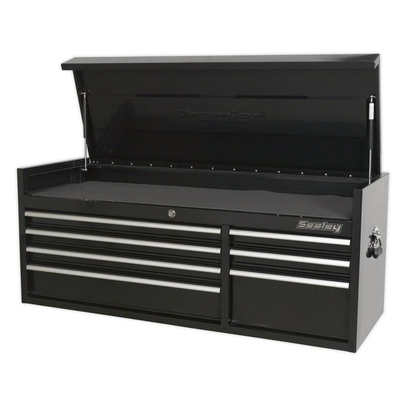 Sealey PTB141007 Topchest 7 Drawer 1410mm Heavy-Duty Black