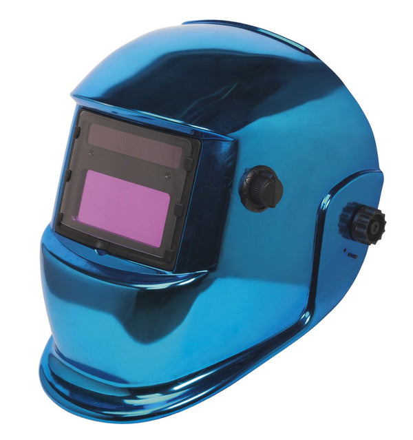 Sealey PWH598B Welding Helmet Auto Darkening Shade 9-13 - Blue