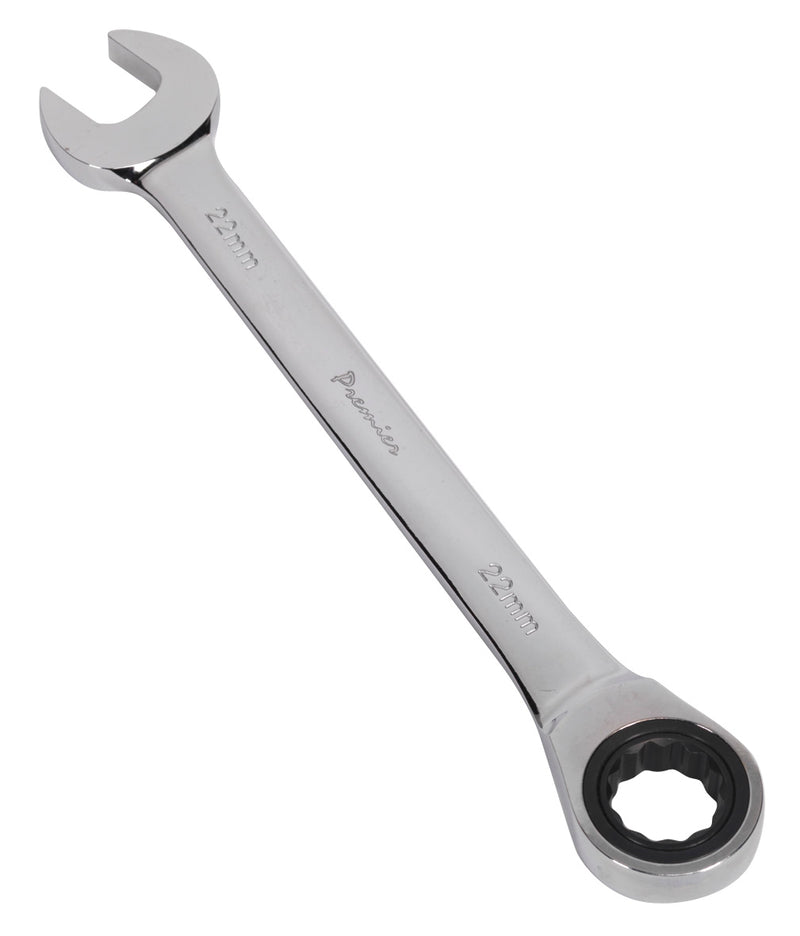 Sealey Premier Combination Ratchet Spanner 22mm RCW22